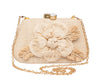 ROSIE Camelia Clutch - Natural