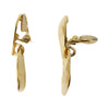 Gold Hammered Drop