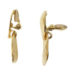 Gold Hammered Drop