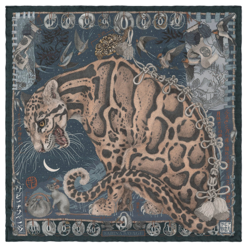 Lunar Leopard Silk Twill