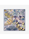 SQUARE / CARRE 130 PAPILLONS GREY