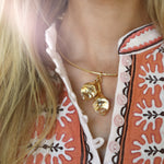Double Acorn Charm Necklace