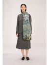 SCARF / ETOLE 100 WOOL SILK PIRANESI KHAKI