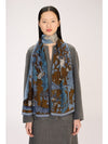 SCARF / ETOLE 70 HISTOIRE BLUE