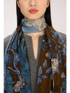 SCARF / ETOLE 70 HISTOIRE BLUE