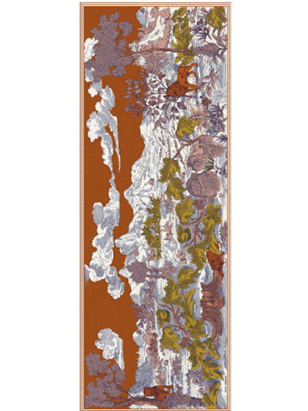 SCARF / ETOLE 70 HISTOIRE ORANGE