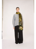 SCARF / ETOLE 70 PAPILLONS EMERALD