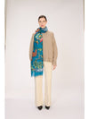 SCARF / ETOLE 55 ROCOCO DUCK BLUE
