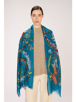 SCARF / ETOLE 55 ROCOCO DUCK BLUE