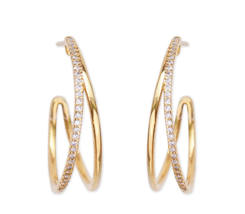 Double Oval Hoops