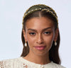 OLIVE GREEN BRIGITTE CRYSTAL TRIM