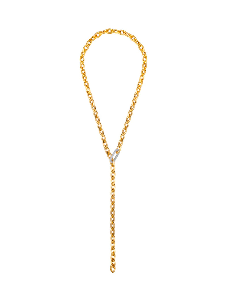 Elongated Link Necklace