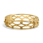 Monique Lattice Hinged Bangle