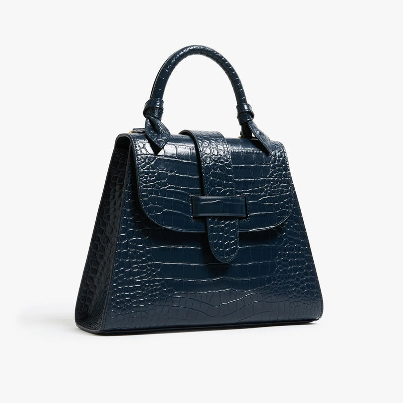 Lady Bag Leather Navy