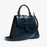 Lady Bag Leather Navy