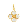 Berry Clover Double Sided Pendant - MOP