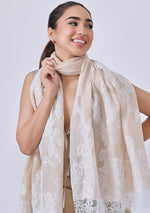 Jolene Beige Scarf
