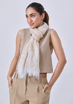 Jolene Beige Scarf