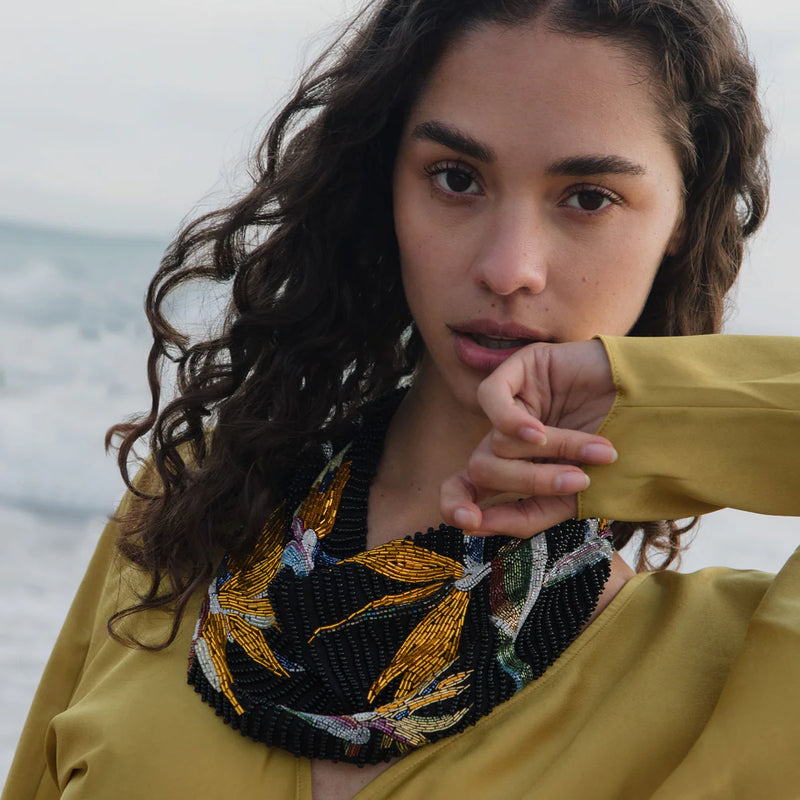 BIRDS OF PARADISE SCARF