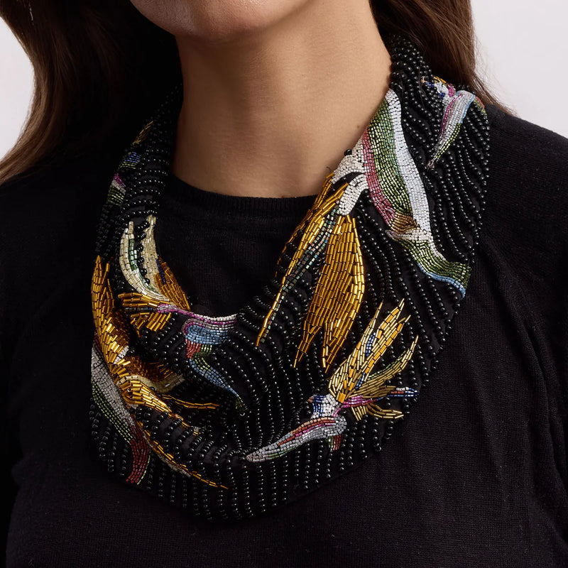 BIRDS OF PARADISE SCARF