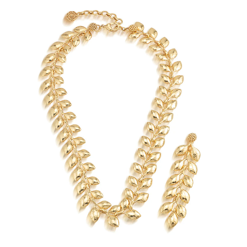 Golden Laurel Convertible Necklace