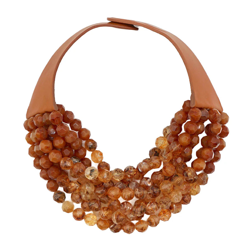 BELLA GRADATED TORTOISE NECKLACE