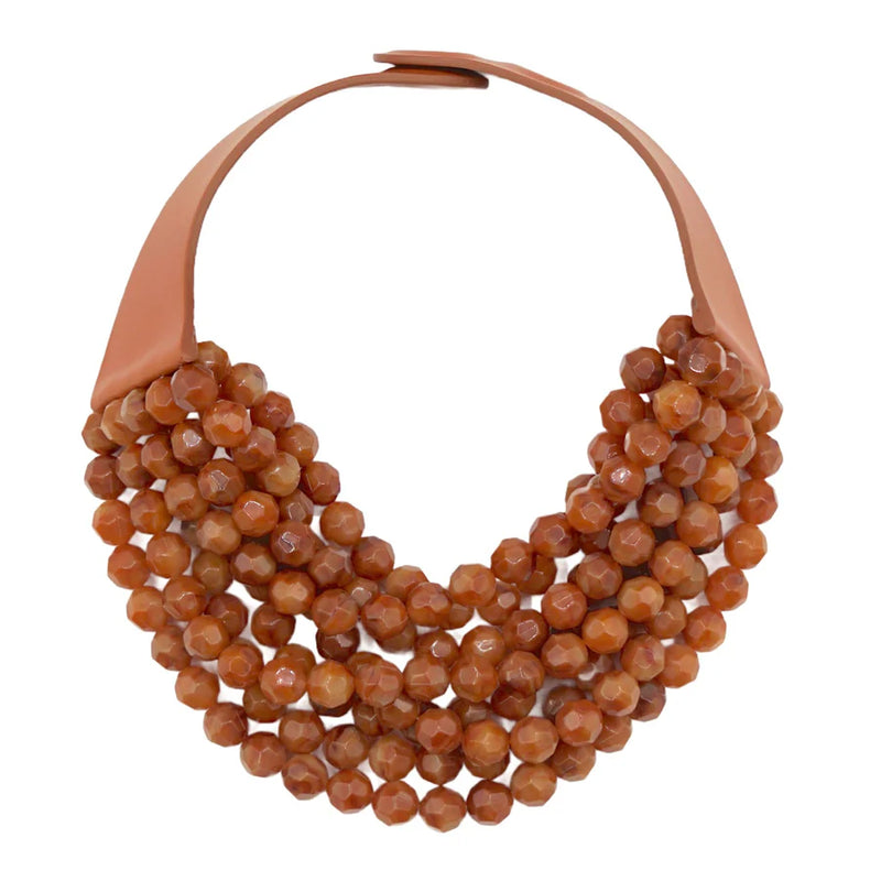 BELLA MARBLE CARAMEL NECKLACE