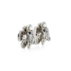 CRYSTAL FLOWER CLIP EARRINGS