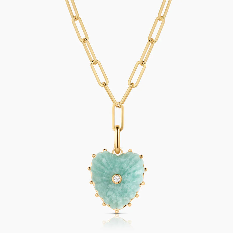 Malene Amazonite Clip