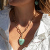 Malene Amazonite Clip