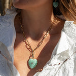 Malene Amazonite Clip
