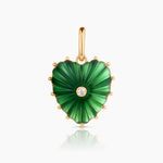 Malene Green Jade Clip