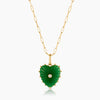 Malene Green Jade Clip