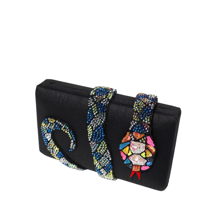 Black Kaa Clutch