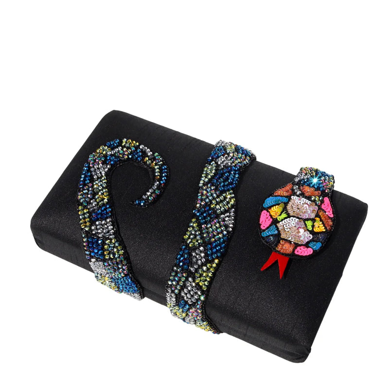 Black Kaa Clutch