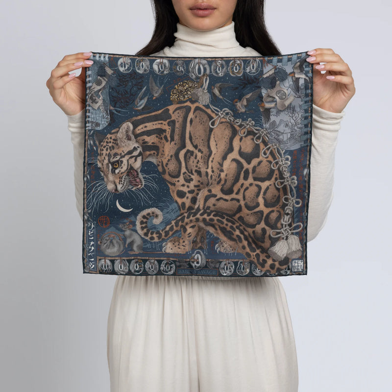 Lunar Leopard Silk Twill