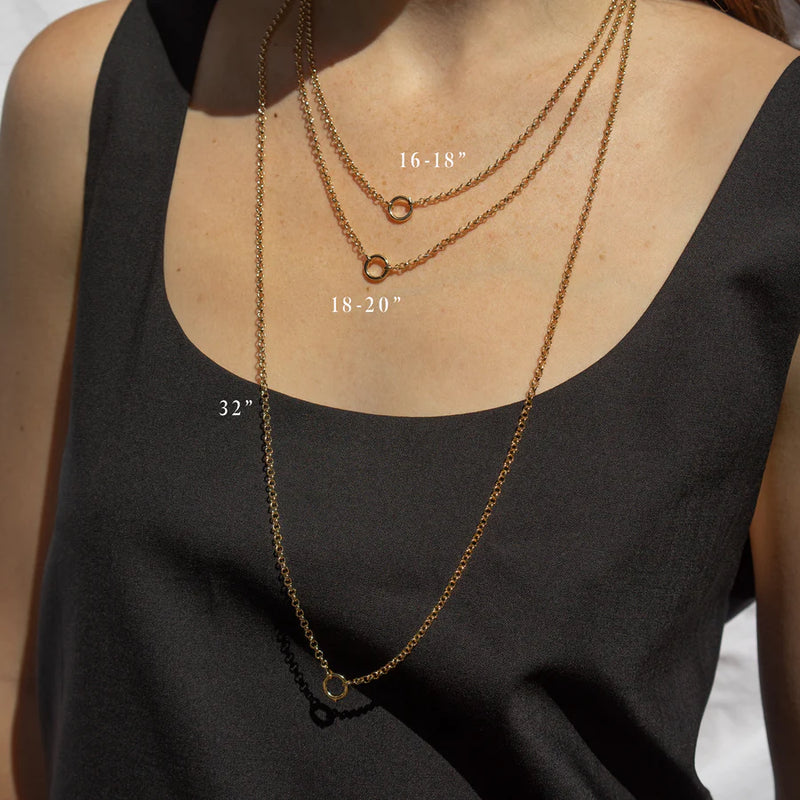 Vienna Rolo Charm Necklace