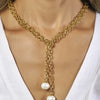 Essential Pebble Pearl Lariat