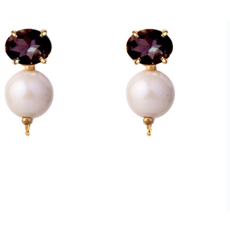 Amethyst and Pearl drops